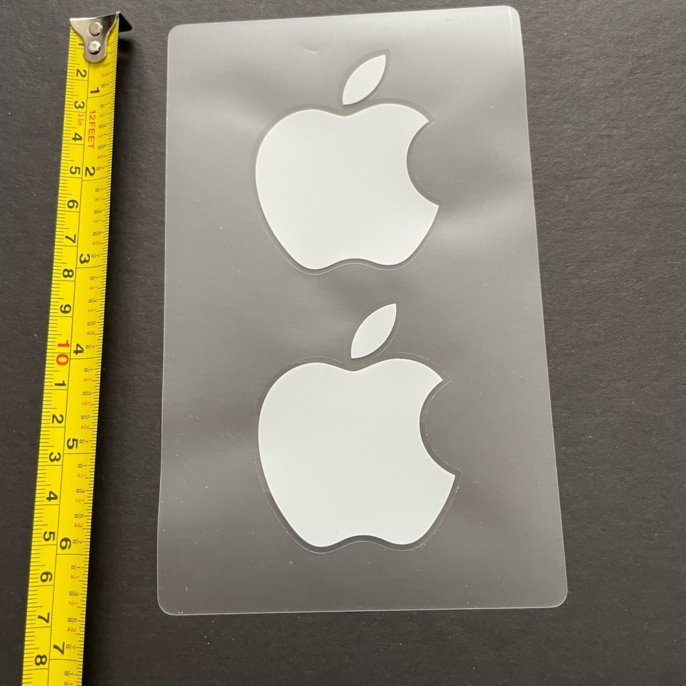 9 Apple Logo Stickers Decals - Brand New
